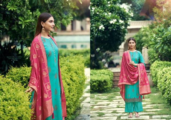 Naqsh Fancy Festive Wear Heavy Muslin SIlk Designer Salwar Suit Collection